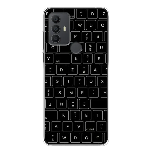 Чехол с рисунком «Клавиатура» для TCL 306