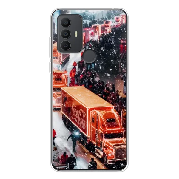 Чехол с рисунком «Кока Кола» для TCL 306