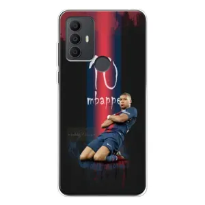 Чехол (TPU) с Футболистом на TCL 306 (MBAPPE 10)