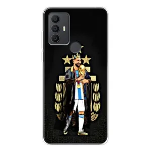 Чехлы Лео Месси Аргентина для TCL 306 (Месси король)
