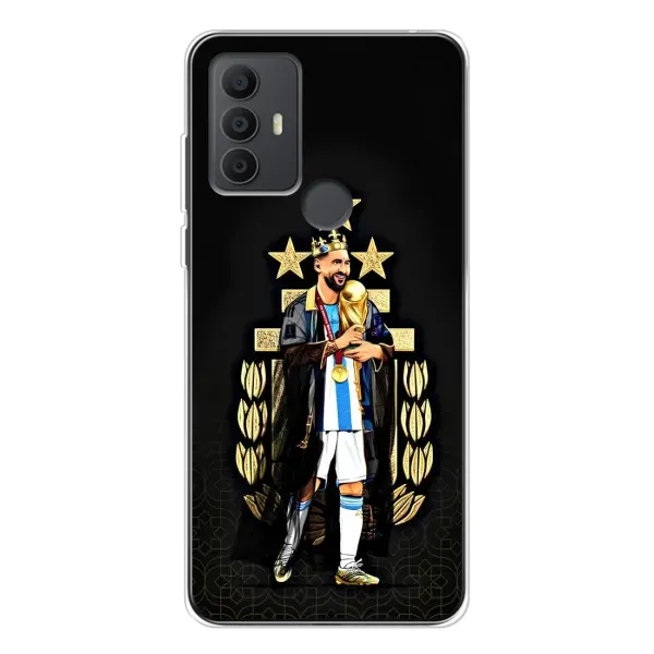 Чехол с рисунком «Месси король» для TCL 306