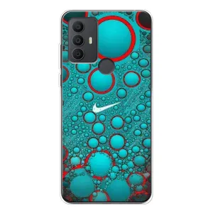Силиконовый Чехол на TCL 306 с картинкой Nike (Найк зеленый)