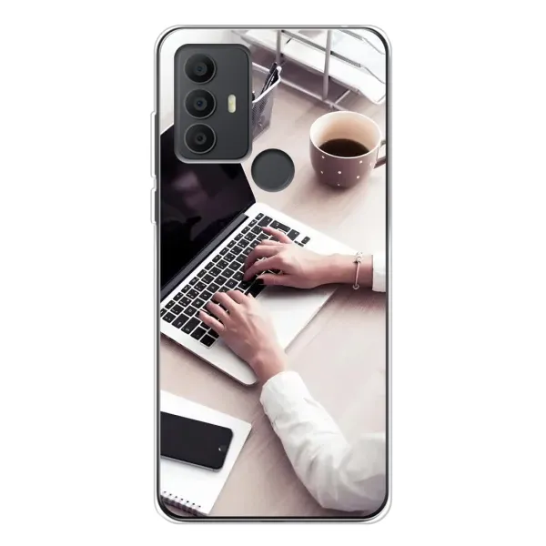 Чехол с рисунком «Офисный работник» для TCL 306 Чехол с рисунком «Офисный работник» для TCL 306
