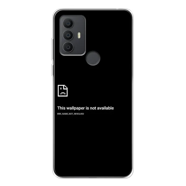 Чехол с рисунком «Ошибка» для TCL 306