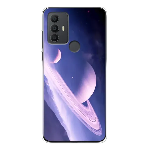 Чехол с рисунком «Планета в космосе» для TCL 306