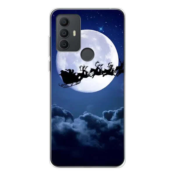 Чохол з малюнком «Санта - місяць» для TCL 306