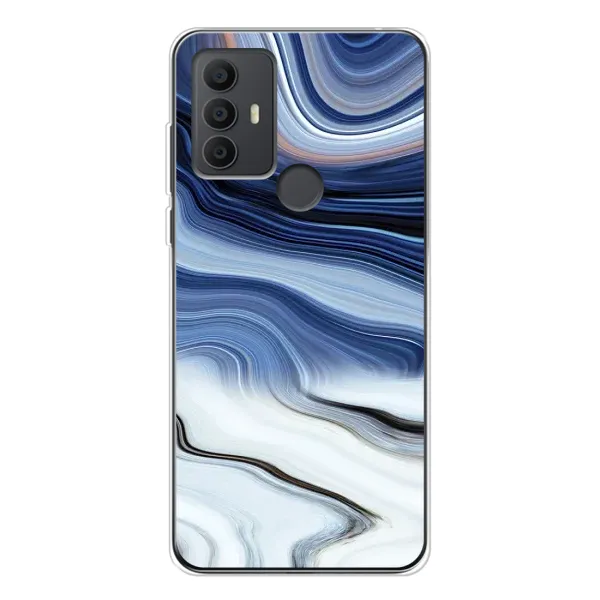 Чехол с рисунком «Светлый мрамор» для TCL 306 Чехол с рисунком «Светлый мрамор» для TCL 306