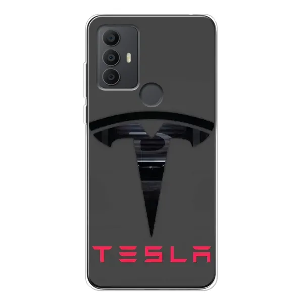 Чехол с рисунком «Logo TESLA» для TCL 306 Чехол с рисунком «Logo TESLA» для TCL 306