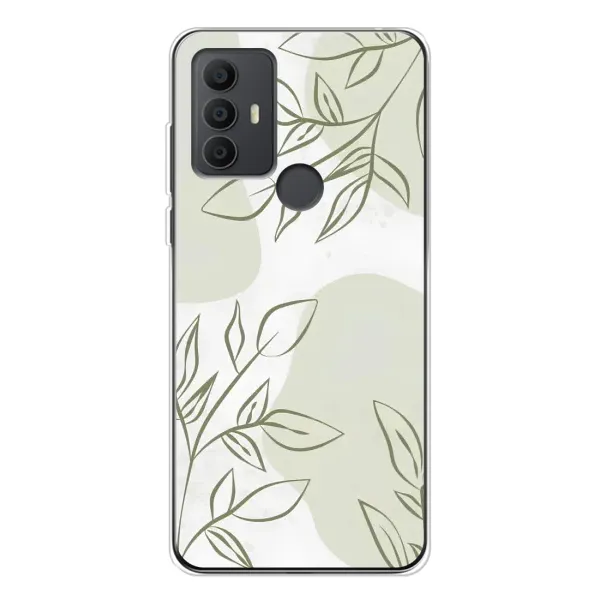 Чехол с рисунком «Зелёный дизайн» для TCL 306 Чехол с рисунком «Зелёный дизайн» для TCL 306