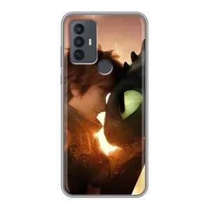 Чехол дракон Беззубик для TCL 30E (Беззубик и Иккинг)