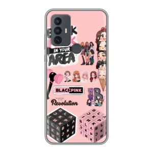 Чохли з картинкою для TCL 30E (BLACK PINK колаж)