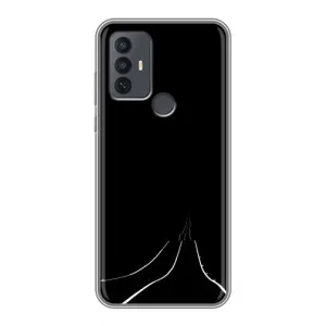 Чохол з картинками на чорному фоні для TCL 30E (Дорога)