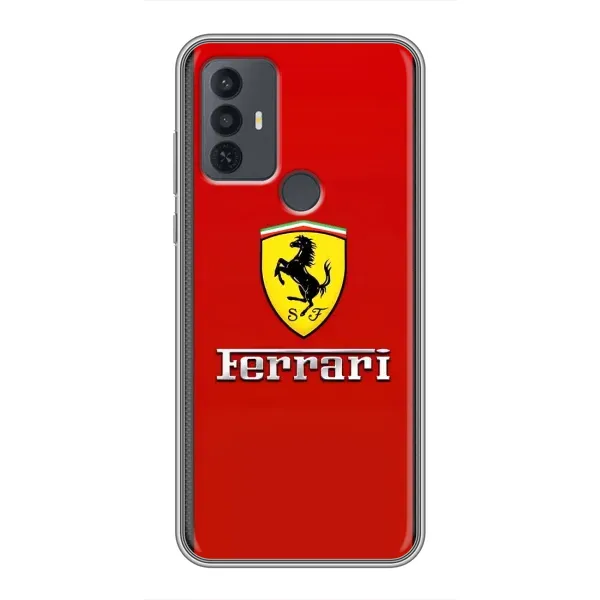 Чехол с рисунком «Ferrari Logo» для TCL 30E Чехол с рисунком «Ferrari Logo» для TCL 30E
