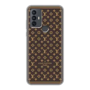 Силиконовый чехол для TCL 30E (ФОН Louis Vuitton Paris)