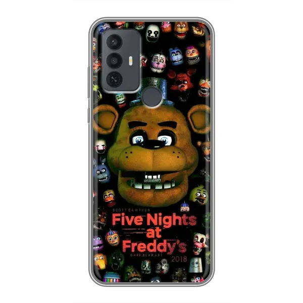 Чехол с рисунком «Freddy» для TCL 30E