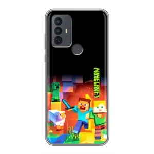 Чохли для TCL 30E (Персонажі МайнКрафт) (Герой Майнкрафт)