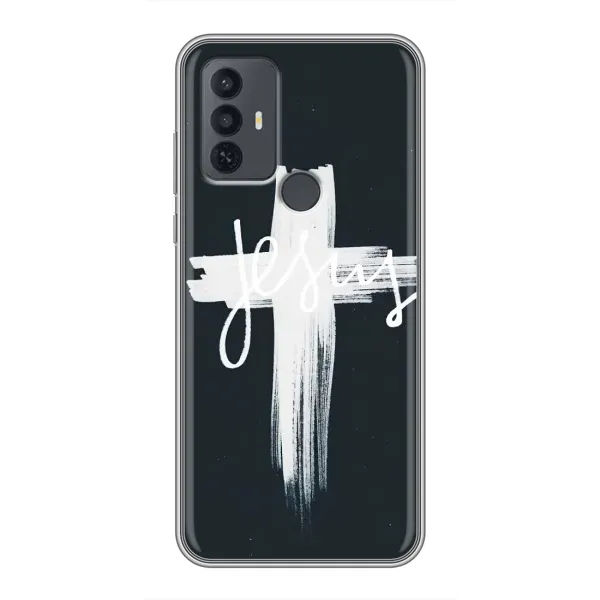 Чехол с рисунком «Jesus» для TCL 30E Чехол с рисунком «Jesus» для TCL 30E