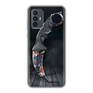 Чехол с рисунком «Кинжал КС ГО» для TCL 30E