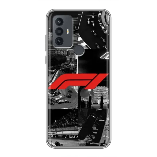Чехол с рисунком «Коллаж Формула 1» для TCL 30E