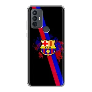Чехол для TCL 30E (Барселона) (Лого Барсы)