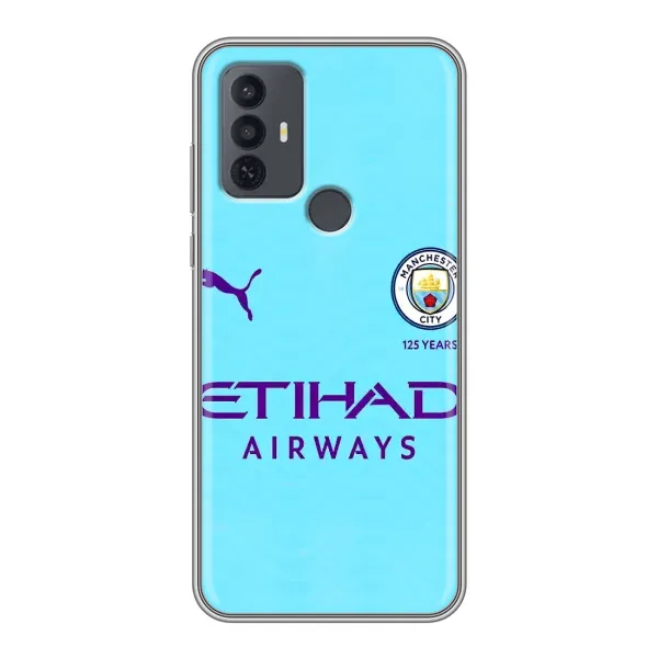 Чехол с рисунком «Man City» для TCL 30E Чехол с рисунком «Man City» для TCL 30E