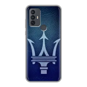 Чехлы с тематикой "Крутые машины" на TCL 30E (Лого Maserati)