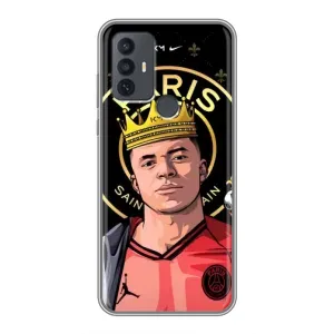 Чохол (TPU) з Футболістом на TCL 30E (Mbappe King)