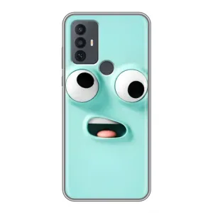 Чехол с рисунком «Забавное мятное лицо» для TCL 30E