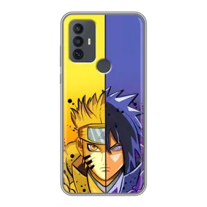 Купить Чохли на телефон з принтом Anime для TCL 30E (Naruto Vs Sasuke)