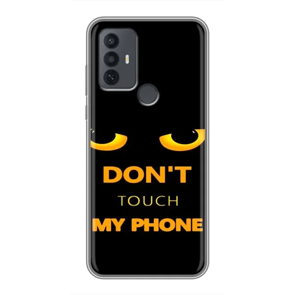 Чехол с рисунком «Не трогай мой телефон» для TCL 30E