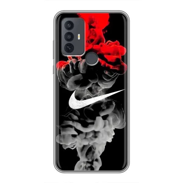 Чехол с рисунком «Nike дым» для TCL 30E Чехол с рисунком «Nike дым» для TCL 30E