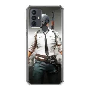 Чохол з картинкою "Герой Pubg" на TCL 30E (Пабг)
