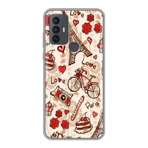 Чехол с рисунком «Париж мечта» для TCL 30E Чехол с рисунком «Париж мечта» для TCL 30E