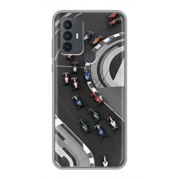 Чехол с рисунком «Гонки ф1» для TCL 30E