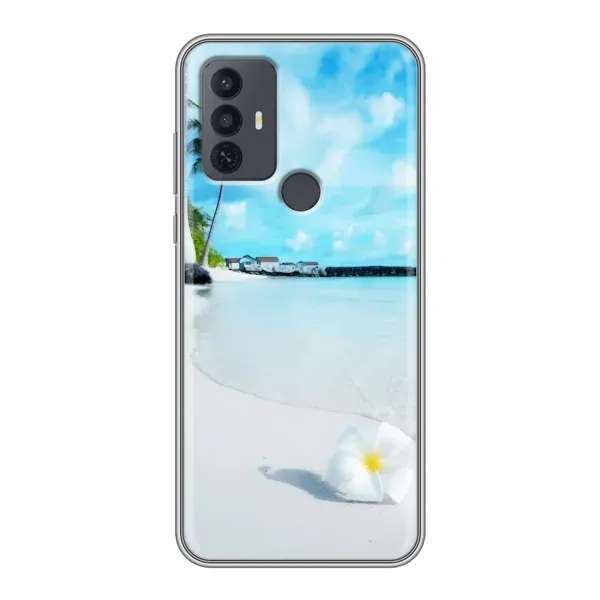 Чехол с рисунком «Пляж» для TCL 30E Чехол с рисунком «Пляж» для TCL 30E