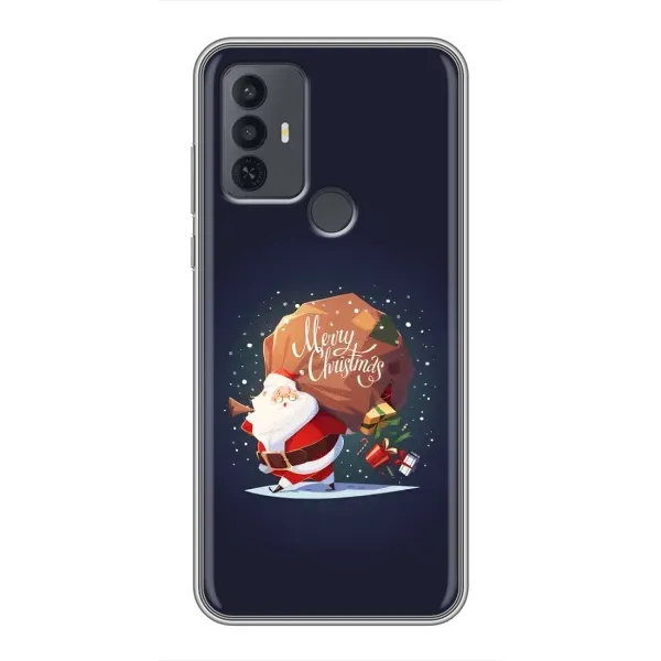 Чехол с рисунком «Подарки от Санты» для TCL 30E