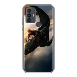 Чехол дракон Беззубик для TCL 30E (Полет Беззубика)