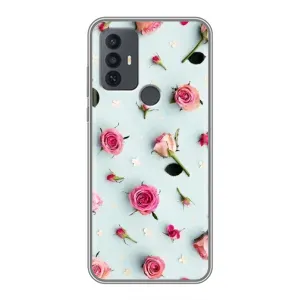 Чохли з принтом Троянд для TCL 30E (Різні квіти)