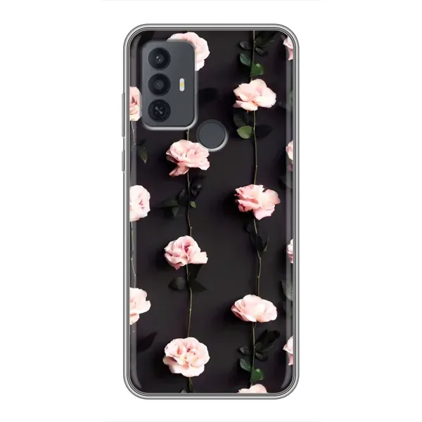 Чехол с рисунком «Розы» для TCL 30E Чехол с рисунком «Розы» для TCL 30E