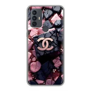 Чехол (Dior, Prada, YSL, Chanel) для TCL 30E (Шанель)