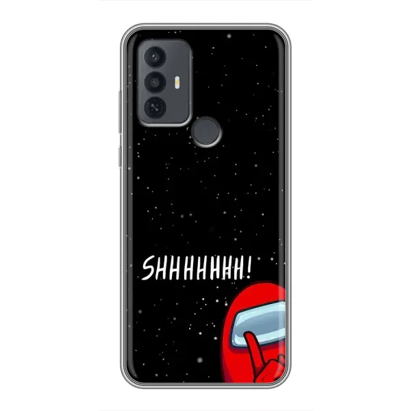 Чехол с рисунком «SHHHHH» для TCL 30E Чехол с рисунком «SHHHHH» для TCL 30E