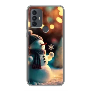 Чохли на Новий Рік TCL 30E (Сніговик святковий)