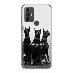 Чохол ДОБЕРМАН для TCL 30E (Три добермана)