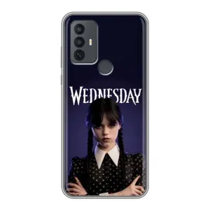 Чехлы с принтом Уэнсдей на TCL 30E (Wednesdey)