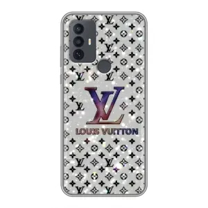 Чехол Стиль Louis Vuitton на TCL 30E (Яркий LV)