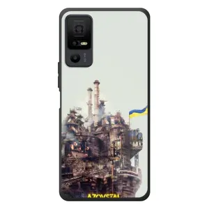 Чехлы на военную тематику для TCL 40 NxtPaper 5G (Азовсталь)