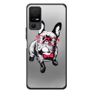 Чохол (ТПУ) Милі песики для TCL 40 NxtPaper 5G (Бульдог в окулярах)