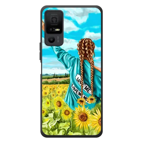 Чехол с рисунком «Девушка на поле» для TCL 40 NxtPaper 5G Чехол с рисунком «Девушка на поле» для TCL 40 NxtPaper 5G