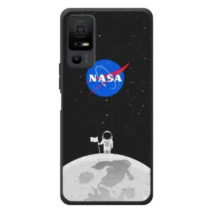 Силіконовый бампер з принтом "Наса" на TCL 40 NxtPaper 5G (Космонавт NASA)