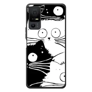 Бампер з зображенням Котиків для TCL 40 NxtPaper 5G (КОТИКИ)